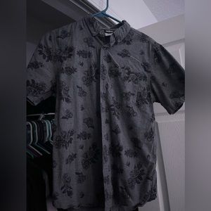 Black rose button up.